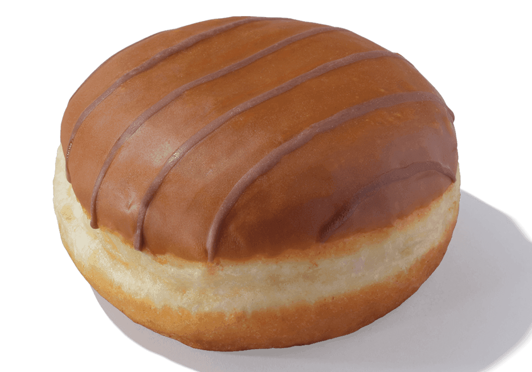 Caramel Custard Doughnut