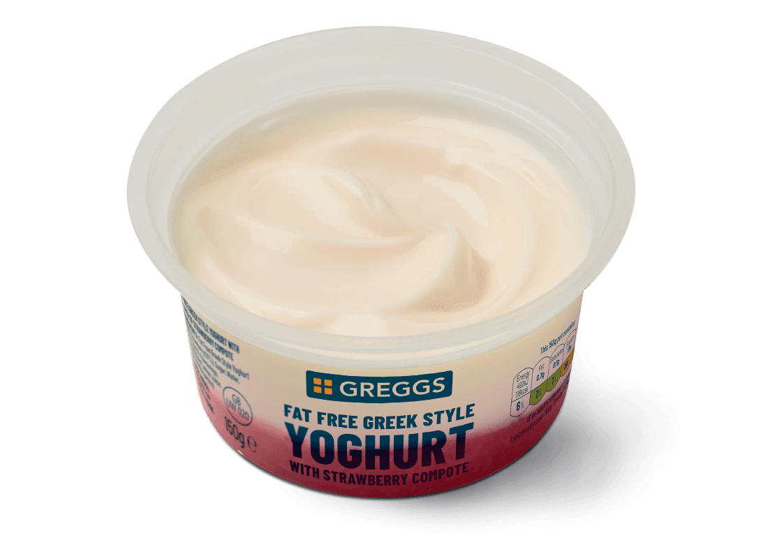 Fat Free Greek Style Yoghurt with Strawberry Compote