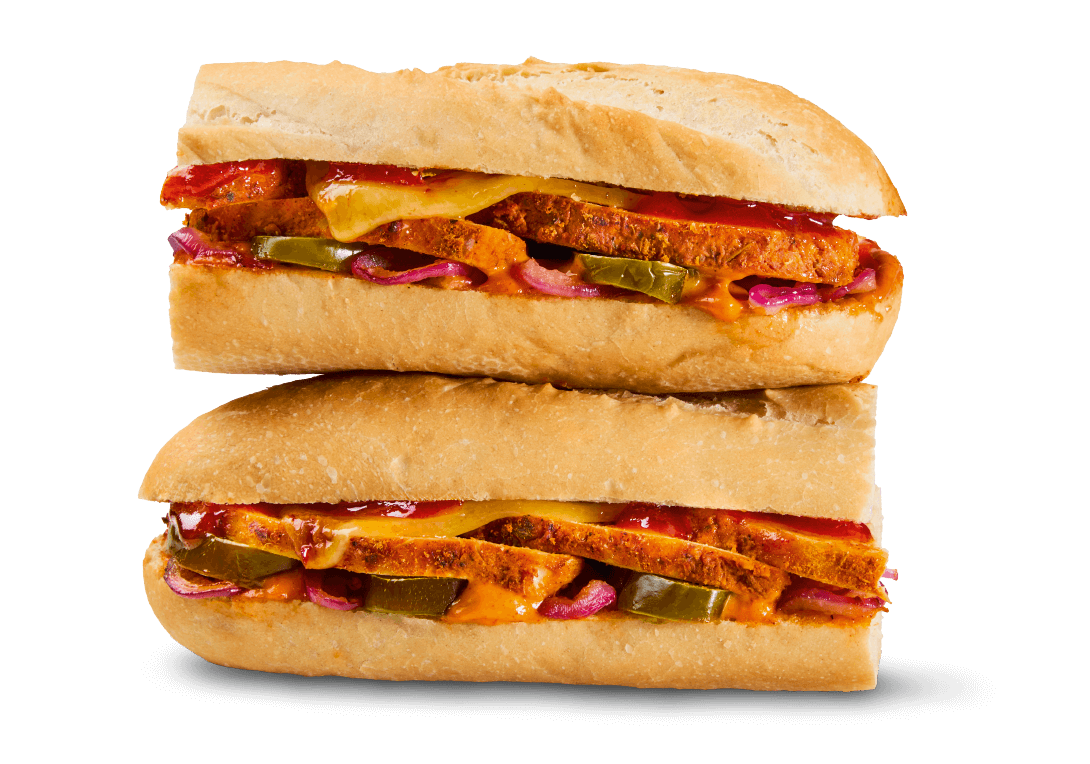 Hot Mexican Chicken Baguette