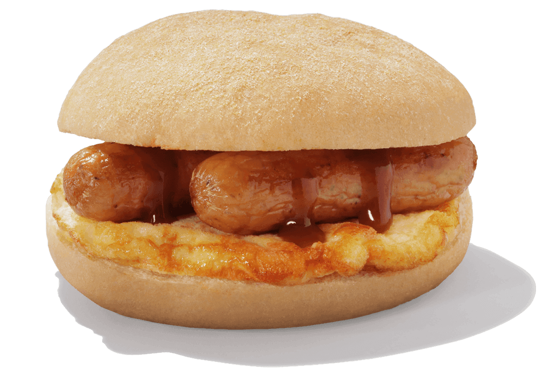 Sausage and Omelette Breakfast Roll